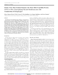 Fusion of the NH2-Terminal Domain of the Basic Helix-Loop-Helix Protein TCF12 to TEC in Extraskeletal Myxoid Chondrosarcoma with Translocation T(9;15)(Q22;Q21)1