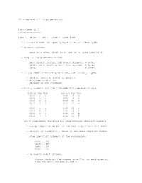 02 - Lecture - C Language Basics