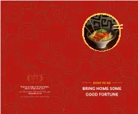 Echo to Go Menu