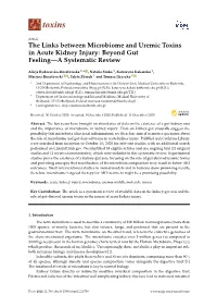 The Links Between Microbiome and Uremic Toxins in Acute Kidney Injury: Beyond Gut Feeling—A Systematic Review