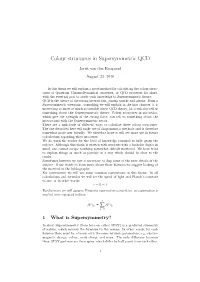Colour Structures in Supersymmetric QCD