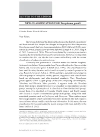 NEW CLASSIFICATION for Toxoplasma Gondii