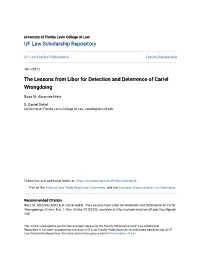 The Lessons from Libor for Detection and Deterrence of Cartel Wrongdoing