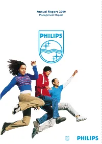 Annual Report 2000 Management Report Annual Report 2000 • Annual Report Management Report