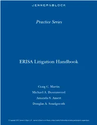 ERISA Litigation Handbook Practice Series