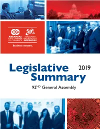 Legislative Summary 2019 (PDF)