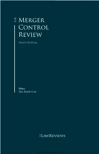 Merger Control Review