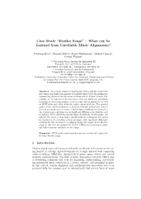 Case Study “Beatles Songs” – What Can Be Learned from Unreliable Music Alignments?