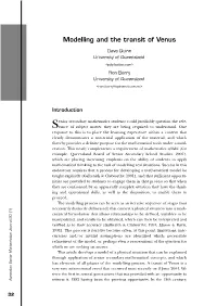 Modelling and the Transit of Venus