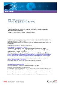 Protecting Offshore Pipelines Against Drifting Ice: a Discussion on Standards and Guidelines Barrette, Paul; Sudom, Denise; Babaei, Hossein