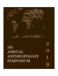 Anth Symposium Program 2019