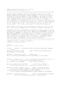Bigfix Lifecycle Starter Kit Open Source Licenses and Notices