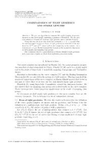 Combinatorics of Tight Geodesics and Stable Lengths