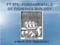 Fundamentals of Fisheries Biology