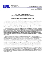 COL James R Crider.Pdf