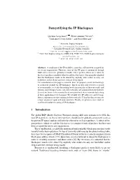 Demystifying the IP Blackspace