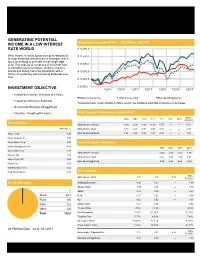 Generating Potential Income in a Low Interest Rate World