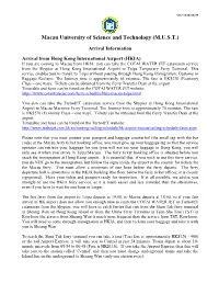 Macau University of Science and Technology (M.U.S.T.)
