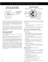 Seiko Watch Guide for Watches with Movement 7N43