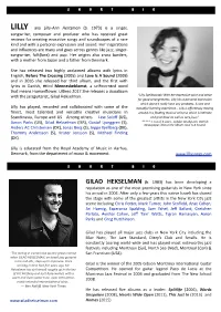 Short Bio Lilly & Gilad Hekselman