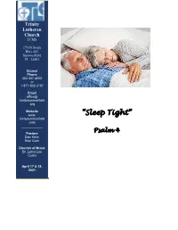 “Sleep Tight” Trinitysummerfield .Com ______
