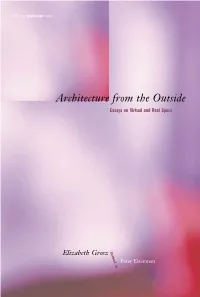 Architecture from the Outside : Essays on Virtual and Real Space / Elizabeth Grosz