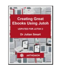 Creating Great Ebooks Using Jutoh