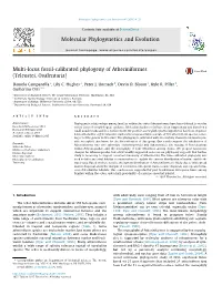 Multi-Locus Fossil-Calibrated Phylogeny of Atheriniformes (Teleostei, Ovalentaria)