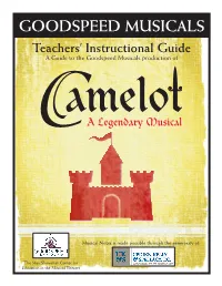 Camelot Musical Notes.Pdf