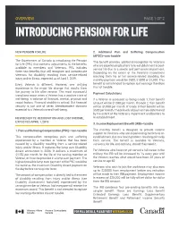 Introducing Pension for Life