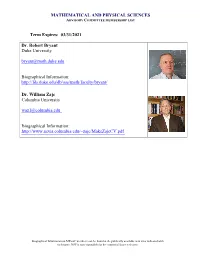 MPSAC Membership List