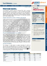 Tech Mahindra (TECMAH)