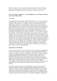The Demonic in Digital Games: Experience of Control In