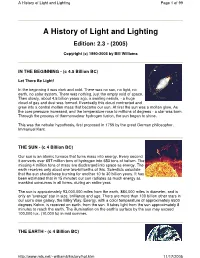 A History of Light and Lighting Page 1 of 99