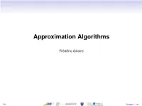 Approximation Algorithms