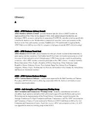 Glossary on APEC