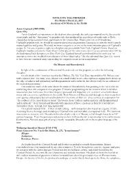 Program Notes