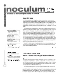 The Tokyo Code and What's New for Fungal Nomenclature