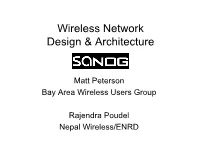 Wireless Network Design & Architecture