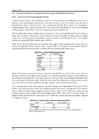 4-80 4-4 Current Conditions of Irrigation Network System With