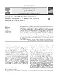 Digital Forensic Approaches for Amazon Alexa Ecosystem