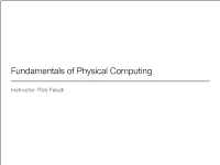 Fundamentals of Physical Computing