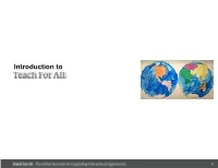 Teach for India