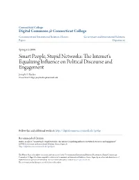 The Internet's Equalizing Influence on Political Discourse and Engagement