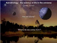 Astrobioacademic2015.Pdf