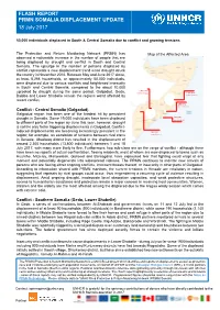 FLASH REPORT PRMN SOMALIA DISPLACEMENT UPDATE 18 July