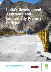 India's Development Assistance and Connectivity Projects in Nepal