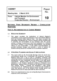 10 National Park Boundary Review