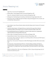 Arctic Reading List
