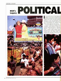 Legacy R T Was As If the Heart of Tamil Nadu Had Stopped